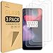 Mr.Shield [3 sztuki] tabliczka Panowie do OnePlus 6/OnePlus Sześć [szkło hartowane] folia ochronna na wyświetlacz [szkło japońskie o twardości 9H] z dożywotnią gwarancją wymiany
