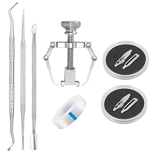 Homgee Ingrown Toenail Tools Kit Nail Treatment Pedicure Tools Ingrown Toenail Removal Rection Stainl Steel Ingrown Toe Nail Lifter Toenail Care Tool