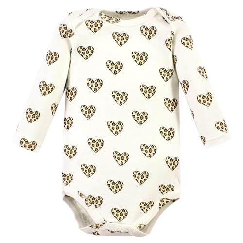 Image of Hudson Baby baby-boys Cotton Long-sleeve Bodysuits 5-pack