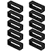 10 Pièces Bande de Montre Boucle de Retenue, Boucle de Bande de Montre, sécurité Accessoire pour Montre 20 mm, Montre Bracelet Boucle Dragonne