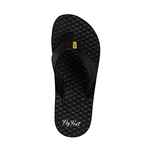 Sandália Fly Feet Feminina, Ortho Pauher, Preto, 37/38