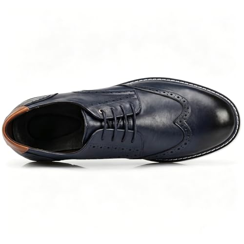 Image of Coramtty Men Casual Arch Support Oxford Shoes Formal Sneakers