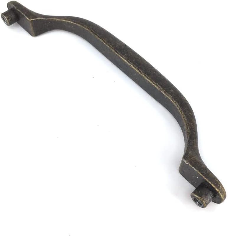 Length 140mm Zinc Alloy vintaFurniture Cabinet Drawer Pulls And Knobs Antique Kitchen Wardrobe door Drawer Handles CC.128mm