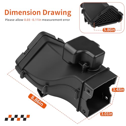 Conducto de admisión para Kawasaki Ninja ZX6R 2005-2006 ref 39045-0011 5