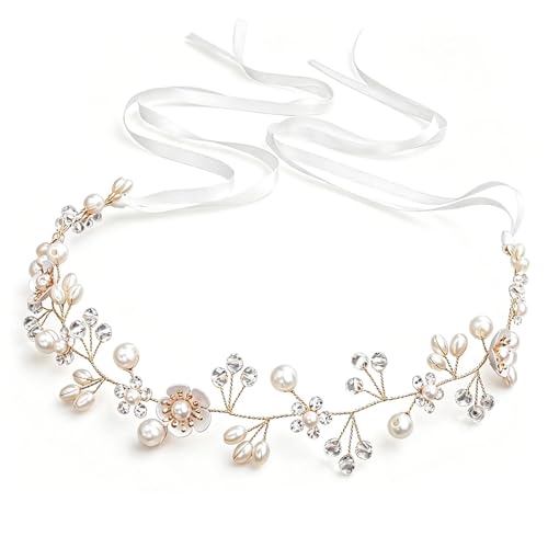 RIIRCSGE 1 pièce accessoire cheveux enfant fille mariée, communion couronne de fleurs serre-tête, bandeaux de princesse, pour enfants mariage baptême...