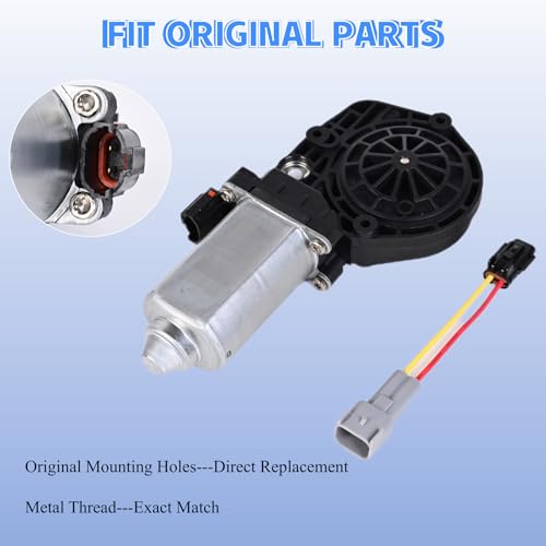 Power Window Lift Motor Replacement Compatible with 2000-2008 Ford Excursion F-250 F-350 Super Duty Front Left Position Window Regulator Motor Replace Part # 742-260
