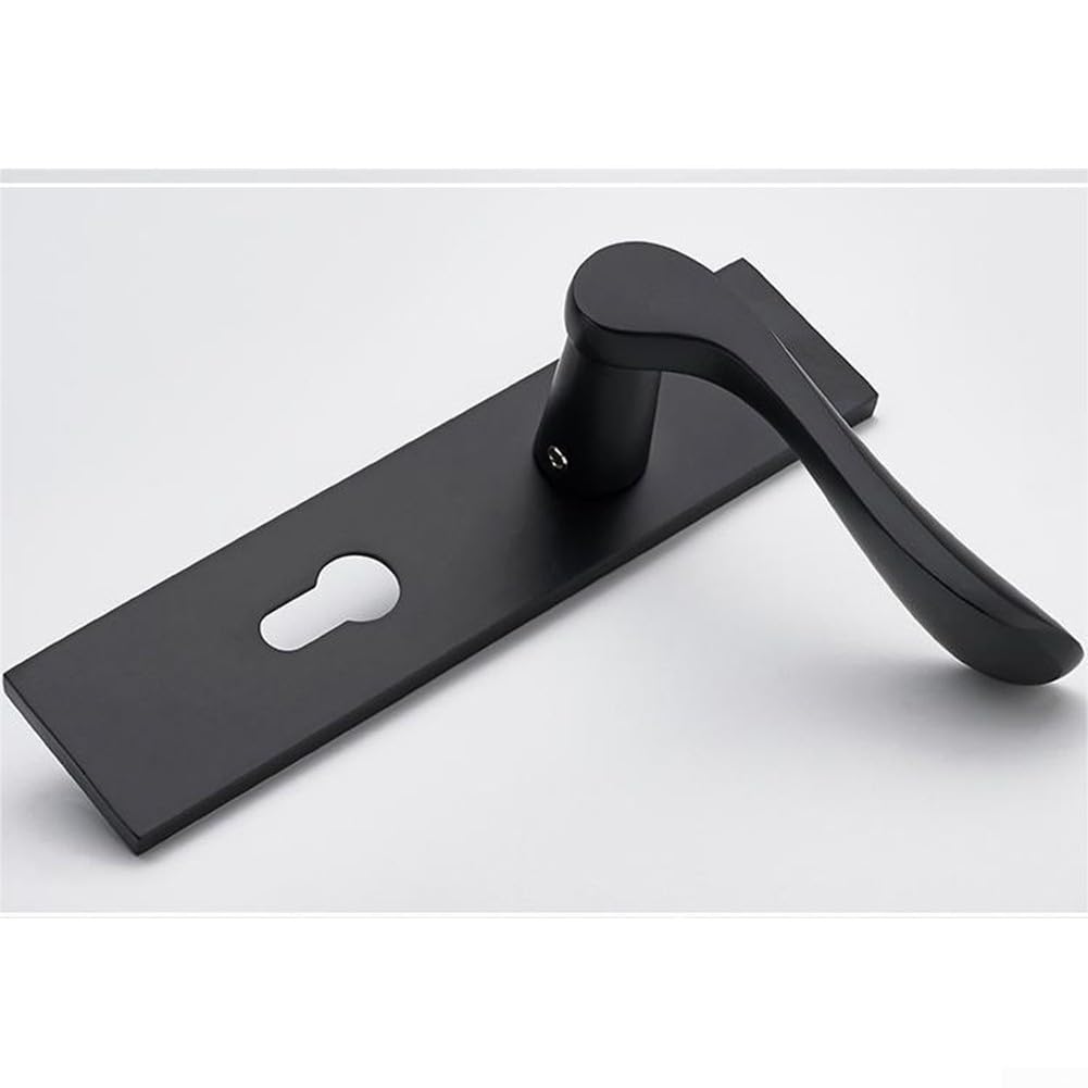 HpLive Manilla de puerta con cerradura y llave, juego de manilla para puertas interiores y exteriores para todo tipo de puertas