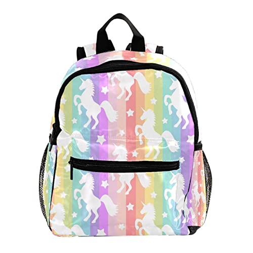 Sac à dos de 30,5 cm aux motifs rayures colorées et couronne de lait de vache