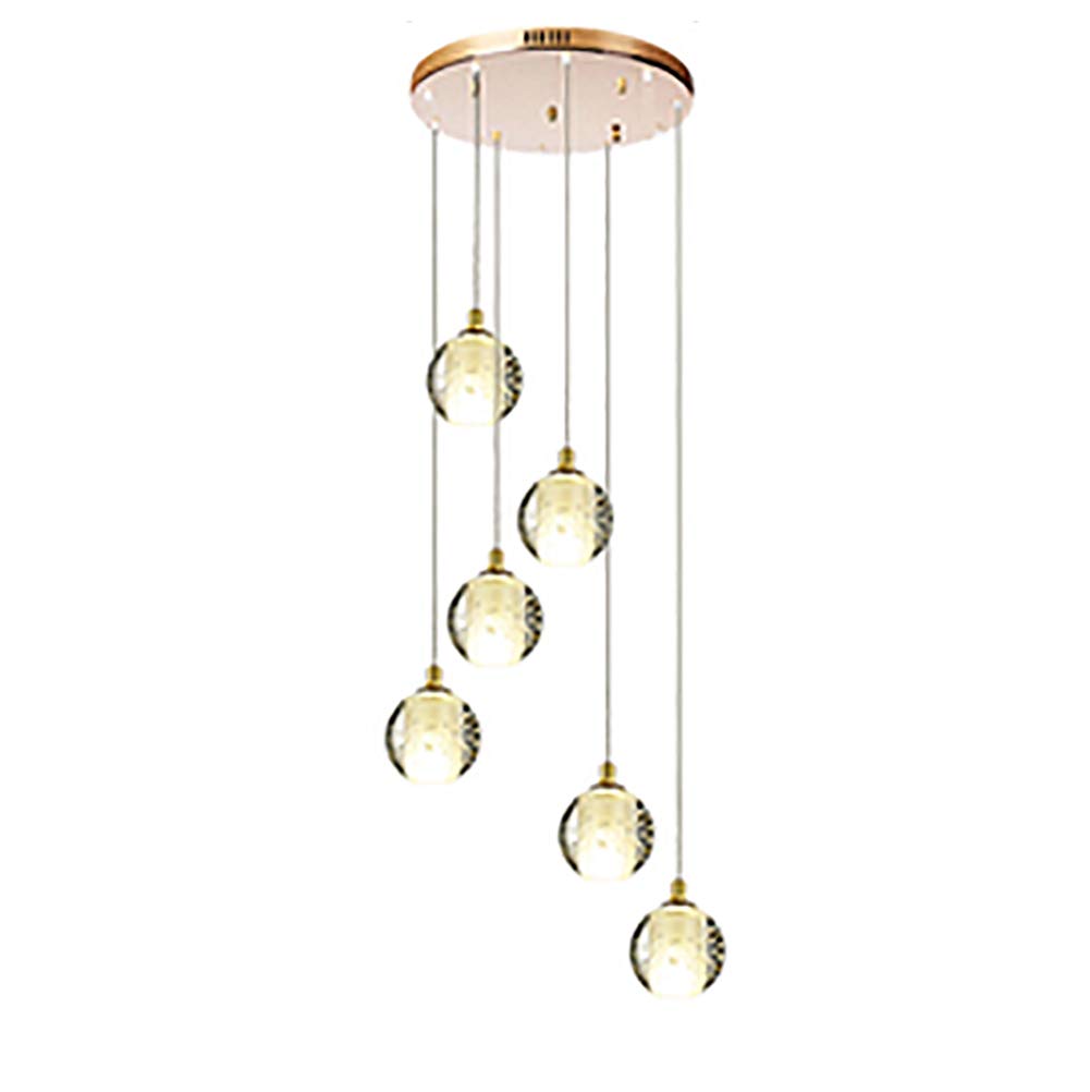 PCXEHUYP Stairs Long Chandeliers,Spiral Staircase Cluster Chandelier Ceiling Light Fixture for Hotel Living Room Home Bar, K9 Crystal Spiral Chandelier-Silver misalmed Arrang(12)