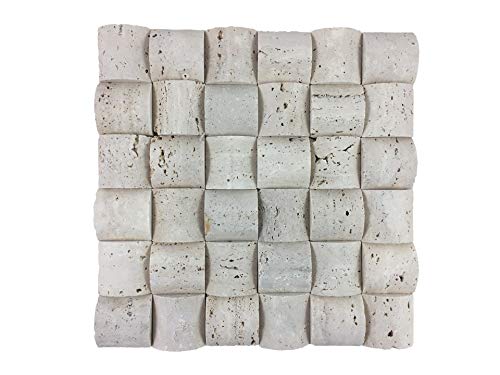 Naturstein Mosaik Trendy Angel | Küche, Badezimmer, Terasse | Alternative zu normalen Fliesen (Angel) Cover