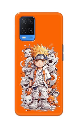 Image of Plastic Printfidaa Printed Hard Back Cover Case For Oppo A54 4G Back Cover (Famous Anime Cartoon Character) -112, Multicolor