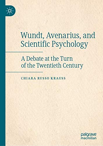 Buy Wundt, Avenarius, and Scientific Psychology — BookShops.in
