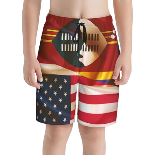 Men's Eswatini Swaziland Swim Trunks Quick Dry for Swimming, Beach Bathing Durable Men's Swimming Shorts with Comfort Fit3