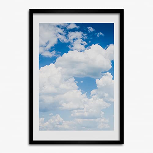 Cadre MDF 50x70 cm Tulup en bois pour tableau et affiche moderne nuages