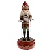 Produktbild perfeclan Traditioneller Holzpuppe Nussknacker Soldat / Schlagzeuger Spieluhr Spieldose Weihnachtsdekoration Rot