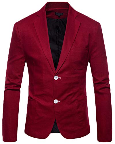 AnyuA Giacca Business da Uomo Casual Elegante Slim...