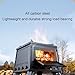 TYYMSMK Folding Wood Stove, Suitable for Outdoor Camping Cookware, All Carbon Steel, Easy to Disassemble, Save Space