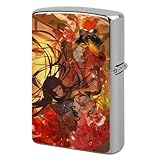 ライターケース 地獄少女 閻魔あい 浴衣 和風 タバコ具の個性的な外殻に互換性のある蓋、錆びにくく耐摩耗性のある金属材料、外部保護が強固で耐久性があり、両面印刷で装飾品としても適しており、アウトドア活動に適しています。