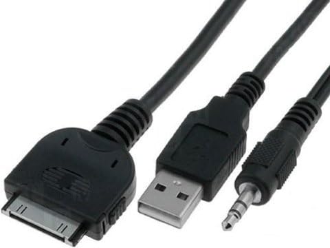 Mosuch iPod Adapter Charge and Audio Cable with USB and 3.5mm for Select BMW and Mini Cooper Car Models - Control From Your Wheel