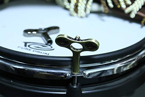 Rayzm Luxus Trommel Stimmschlüssel und Trommel Schlüsselanhänger, Neuheit Geschenk für Drummer (2er Pack) - Image 6