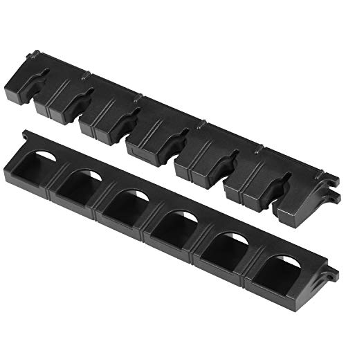 Suporte para vara de pesca, Andoer Suporte para vara de pesca para 6 varas de pesca montada na pared