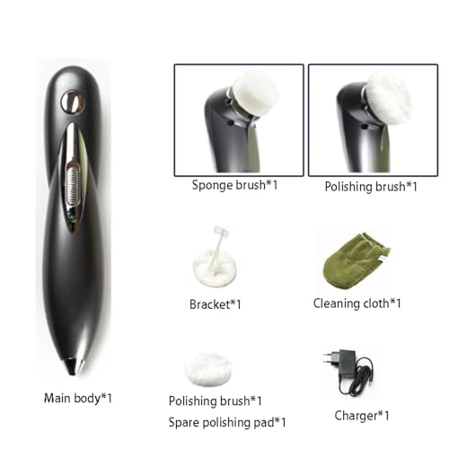 Brosse à chaussures électrique rechargeable pour cuir et canapé