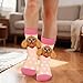 Lustige 3D Golden Retriever Hunde Socken für Damen Mama Teenager Mädchen - Bunte Witzige Motiv Coole Tier Socken - Muttertag Ostern Geburtstag Weihnachten Geschenke Ideen für Hundeliebhaber Hundemama