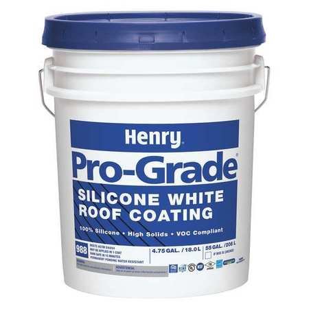Protective Roof Coating, 5 gal. Sz, White