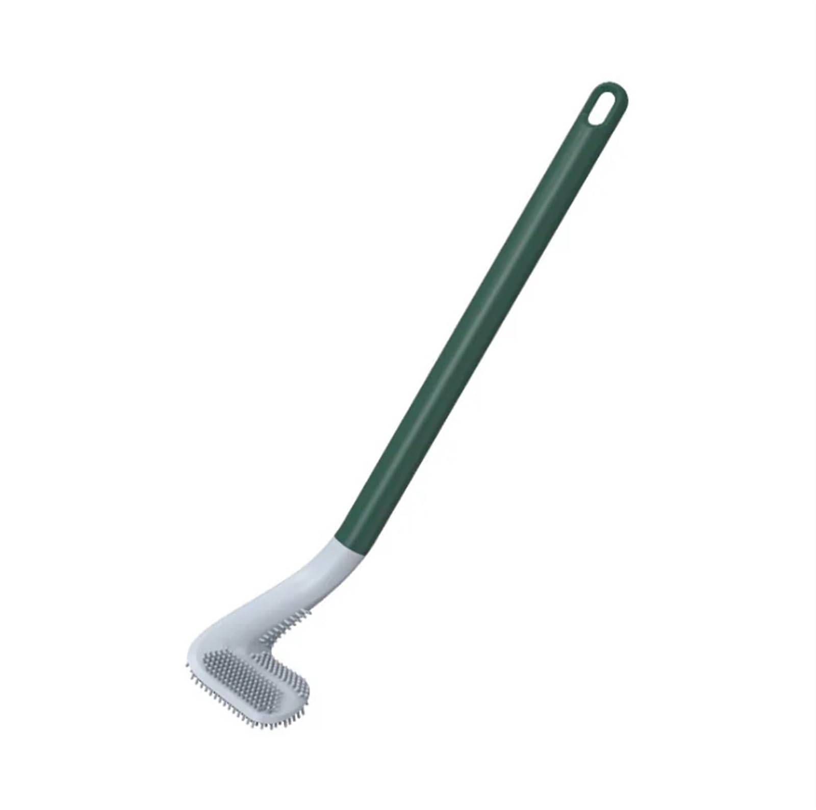 Brosse de toilette silicone en club de golf vert pour nettoyage de salle de bain