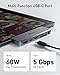 Anker USB C Hub for USB-C iPad, 541 USBC Hub (6-in-1) with 4K HDMI Port, Multi-Function USB Port, SD and microSD Card Slots, for iPad Pro 5th Gen/iPad Air 5th Gen/iPad mini 6th and Later (Gray)