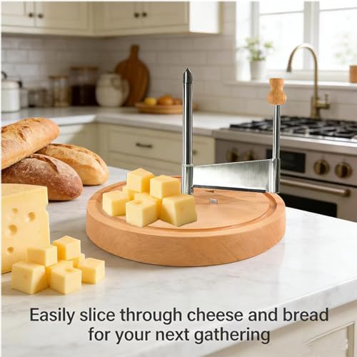 Rallador Manual para Queso con Base de Madera y Acero Inoxidable miniatura 4