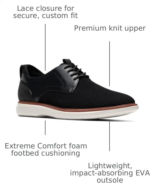 Image of Clarks Men's Brantin Plain Oxford Shoe
