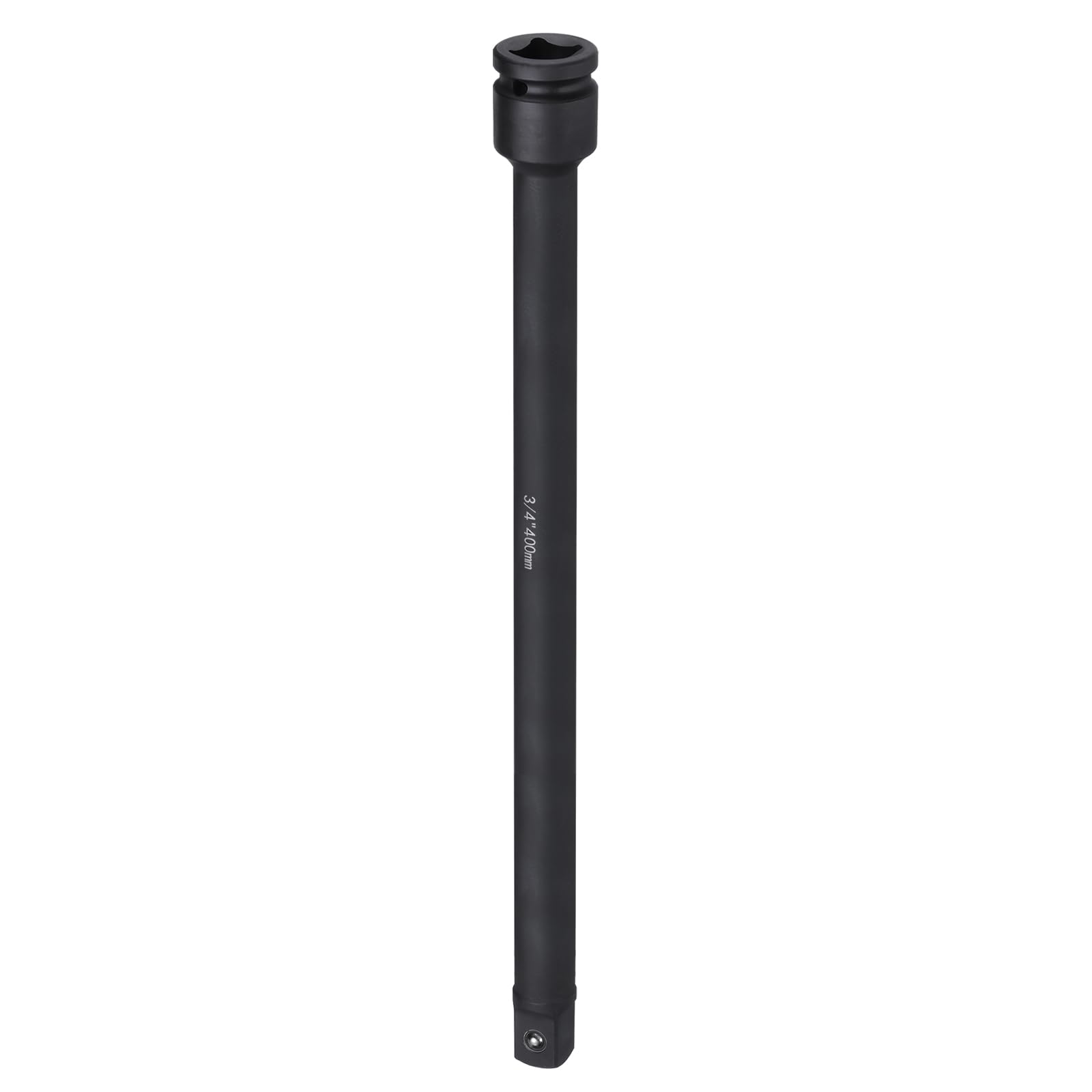 sourcing map Impact Socket Extension Bar 3/4" Square Drive 16" Long CR-V Steel Extension Rod Ratchet Wrench Driver Adapter for Axle Nut Sockets, Black