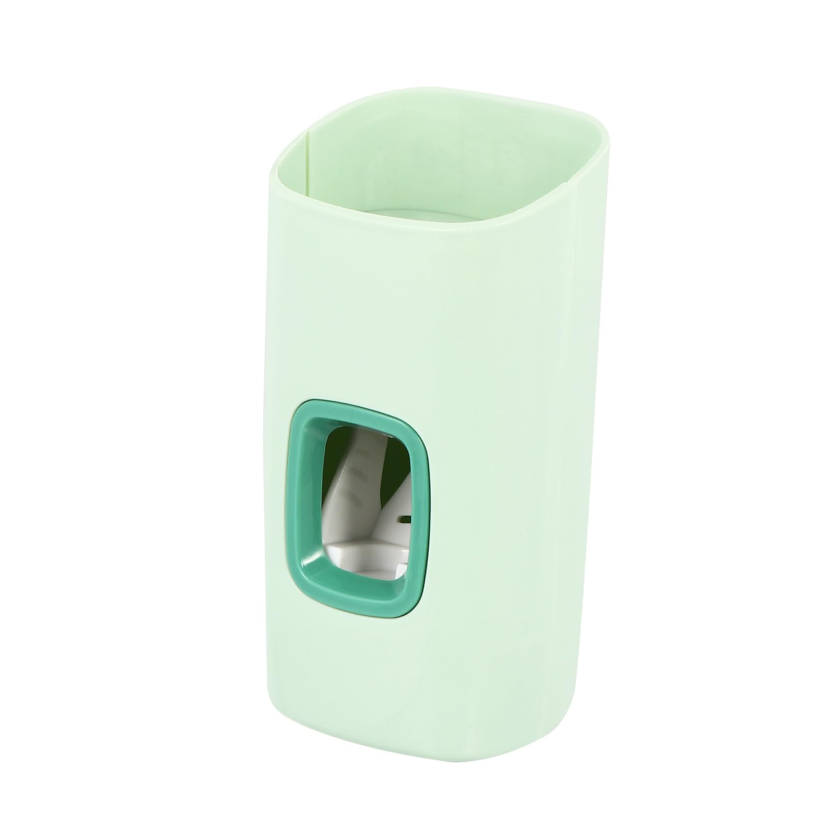 PartyKindom Induction Toothpaste Squeezer Wall Mount Toothpaste Dispenser No Drilling Mint Green Healthy Lifestyle