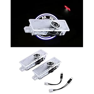 【Updated】2Pcs Car Door Logo Lights, LED Car Door Projector Light HD Never Fade Puddle Lights Welcome Lights Accessories…