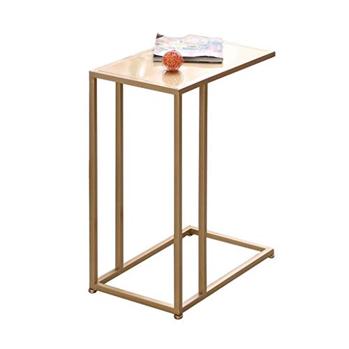 HTLLT Storage Table Metal Coffee Table Rectangle Smooth Wear-Resistant