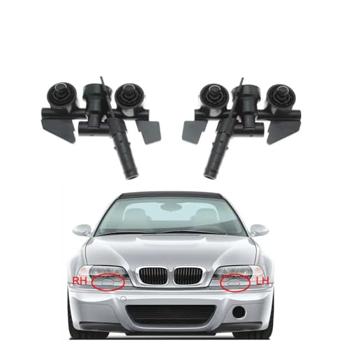 Ajustement parfait contre les fuites : Capuchon buse lave-phare BMW E46 M3 330i 61674290867 - 2