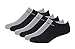 adidas Women's Superlite No Show Socks (Pack of 6) (5-10, Solid Black/Grey)