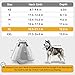 Vithael Upgraded Dog Cone Collar for Large Medium Dogs, Soft Dog Cone with Double-Layer Design, Adjustable Pet Recovery Collar for Dogs After Surgery, Elizabethan Collar (XL, Grey)