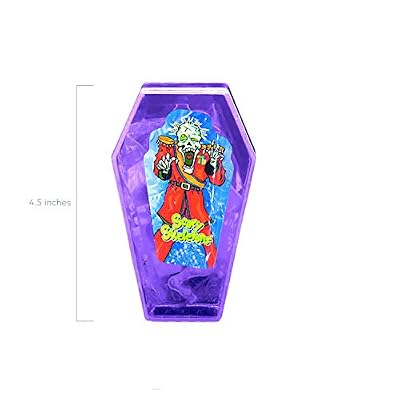 Fun Express Halloween Candy Bulk Variety Pack - 12 Coffin Boxes with Interlocking Skeleton Bone Candy | Individually Wrapped Fruit Flavored Halloween Treats for Kids Party Favors & Trick or Treat