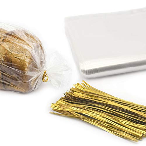 Bolsa de pan para panadería y repostería ajustable con lazos de cierre 6