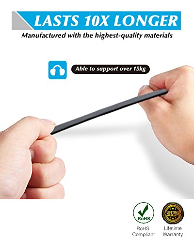 Cat7 Ethernet Cable, 50 Ft Network Cable For Xbox Ps4, High Speed Flat Internet Cord With Clips Rj45 Snagless Connector Fast Computer Lan Wire For Gaming,Ethernet Switch, Modem, Router, Coupler, Black #TOP3