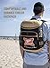 Beer Cooler Backpack Insulated 21 Liter Leak Proof Soft Cooler for Beach Camping Hiking Picnic (Miller)