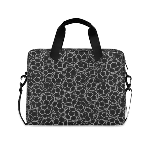 Bolso para portátil senya con patrón de fútbol miniatura 1