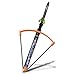 Geospace Hand Held Self Propelled AIR Archer Air Powered Flying Rocket Outdoor Toy for Boys & Girls - Includes 1 Pull & Release Air-Powered Bungee Archery Bow Launcher & 1 Safe Foam Pump Rocket