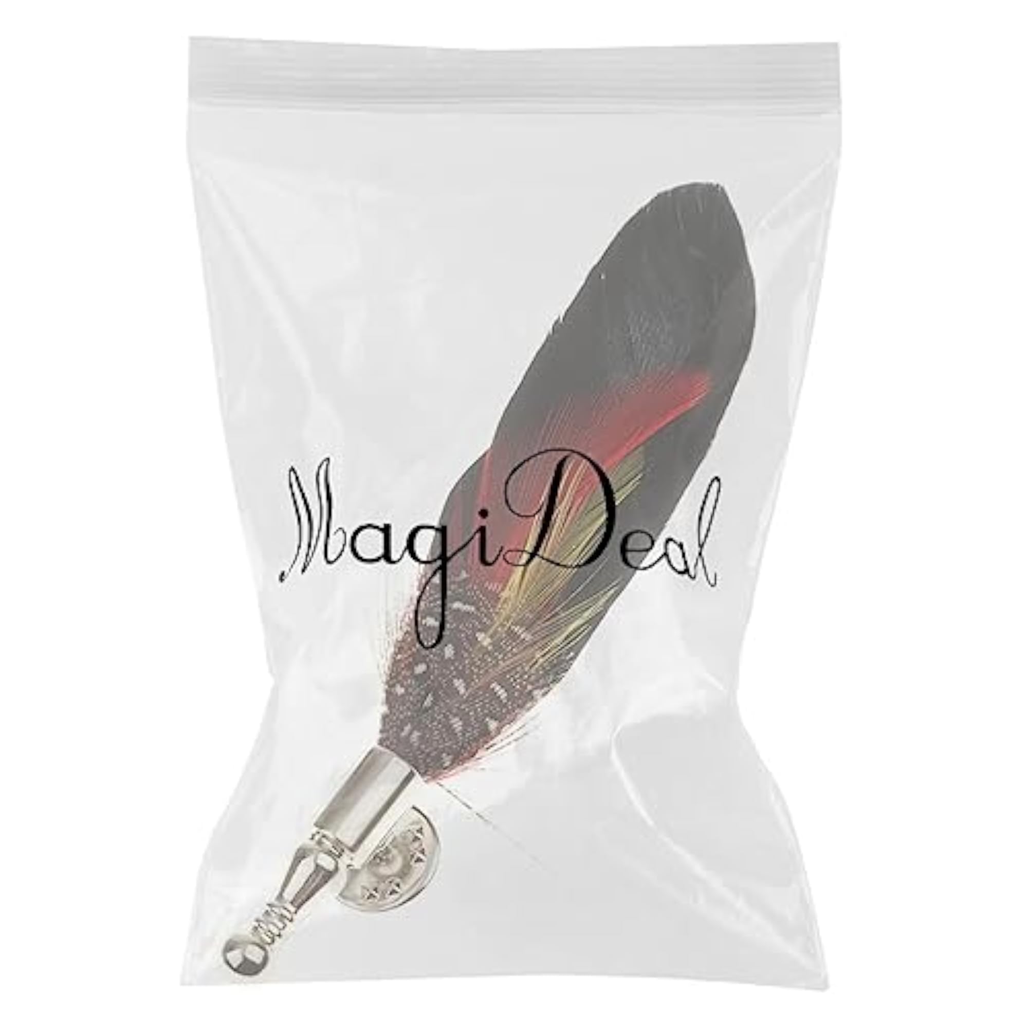 Women's Feather Brooch Pin for Wedding Party Decor