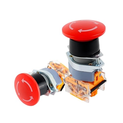 Bloquer la fraiseuse instantanément avec l'arrêt d'urgence rouge 22 mm