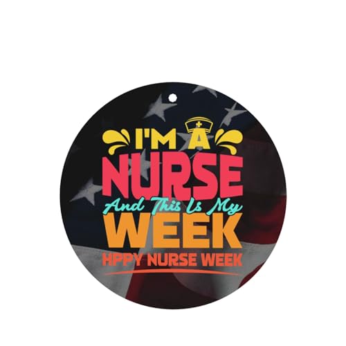 I'M A Nurse And This Is My Week Hppy Nurse Week Car Air Freshener Cards Hanging Fragrance Car Accessories Home Office Bedroom