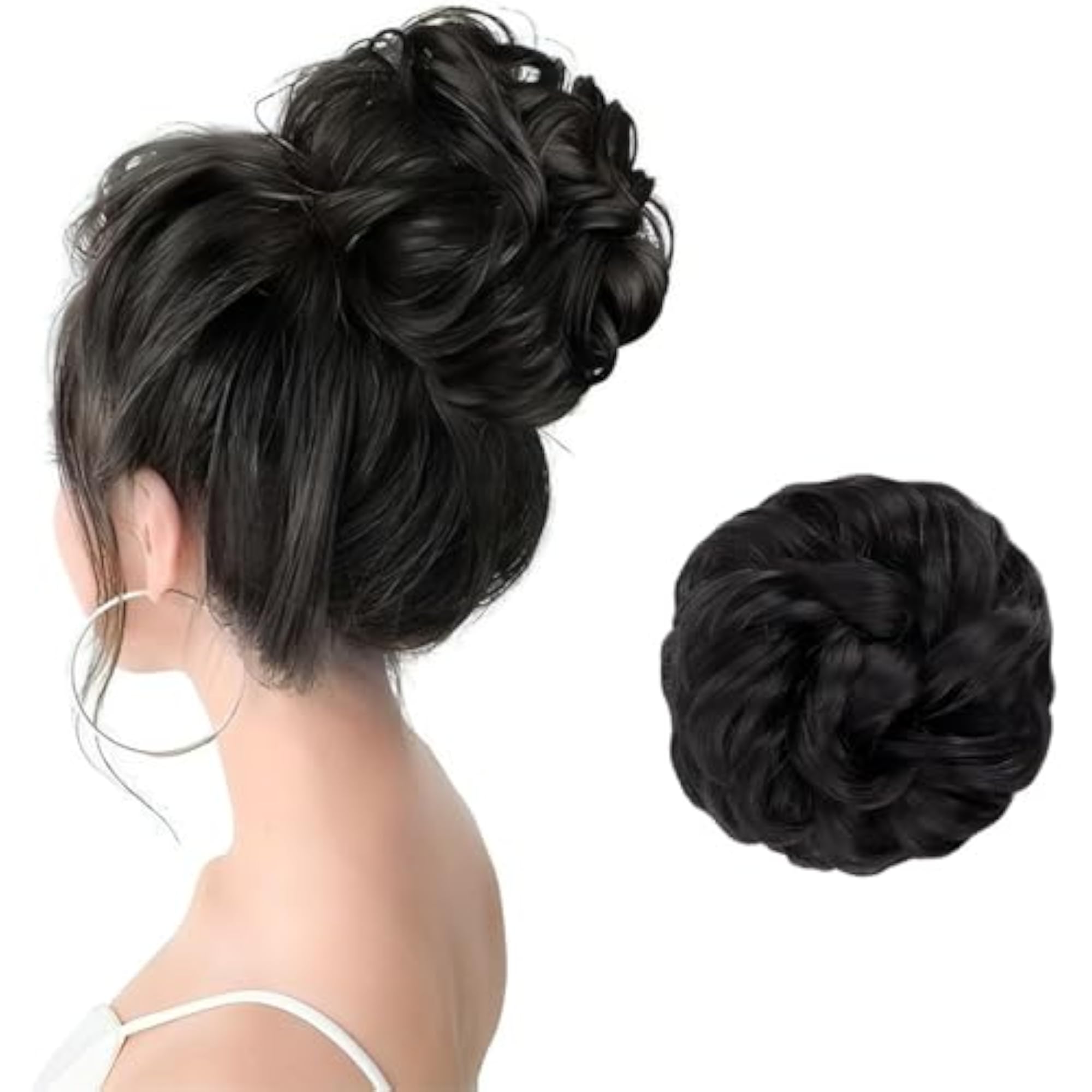 Pack of 1 Messy Bun Hair Piece Synthetic Extension