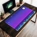 Purple Large Gaming Mouse Pad Extended Kawaii Cute Desk Mat Pad Anime Mousepad XXL Night Keyboard Pad Computer Laptop Mouse Mat Office Desktop Decor Pad 31.5x15.7 in